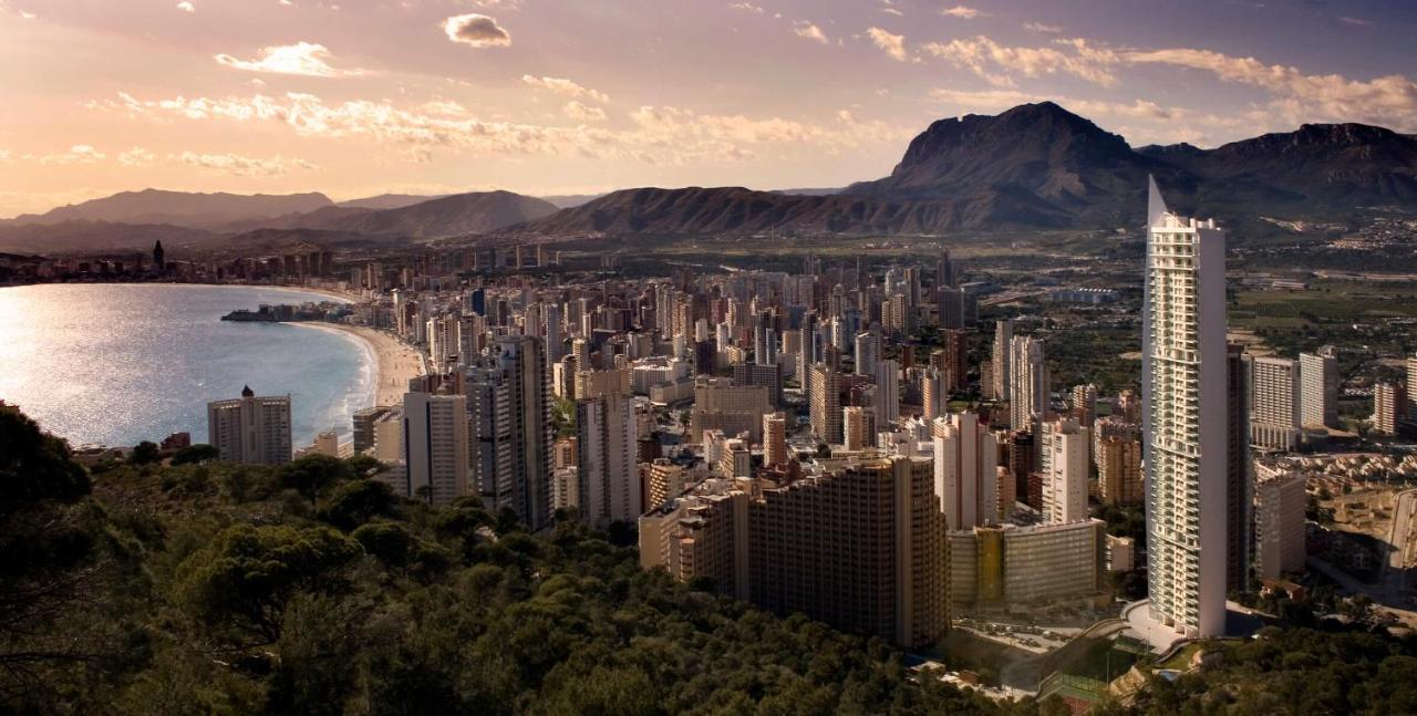 Skyline 9 Apartamento De 2 Dormitorios Soleado Con Terraza Privada Benidorm Eksteriør bilde
