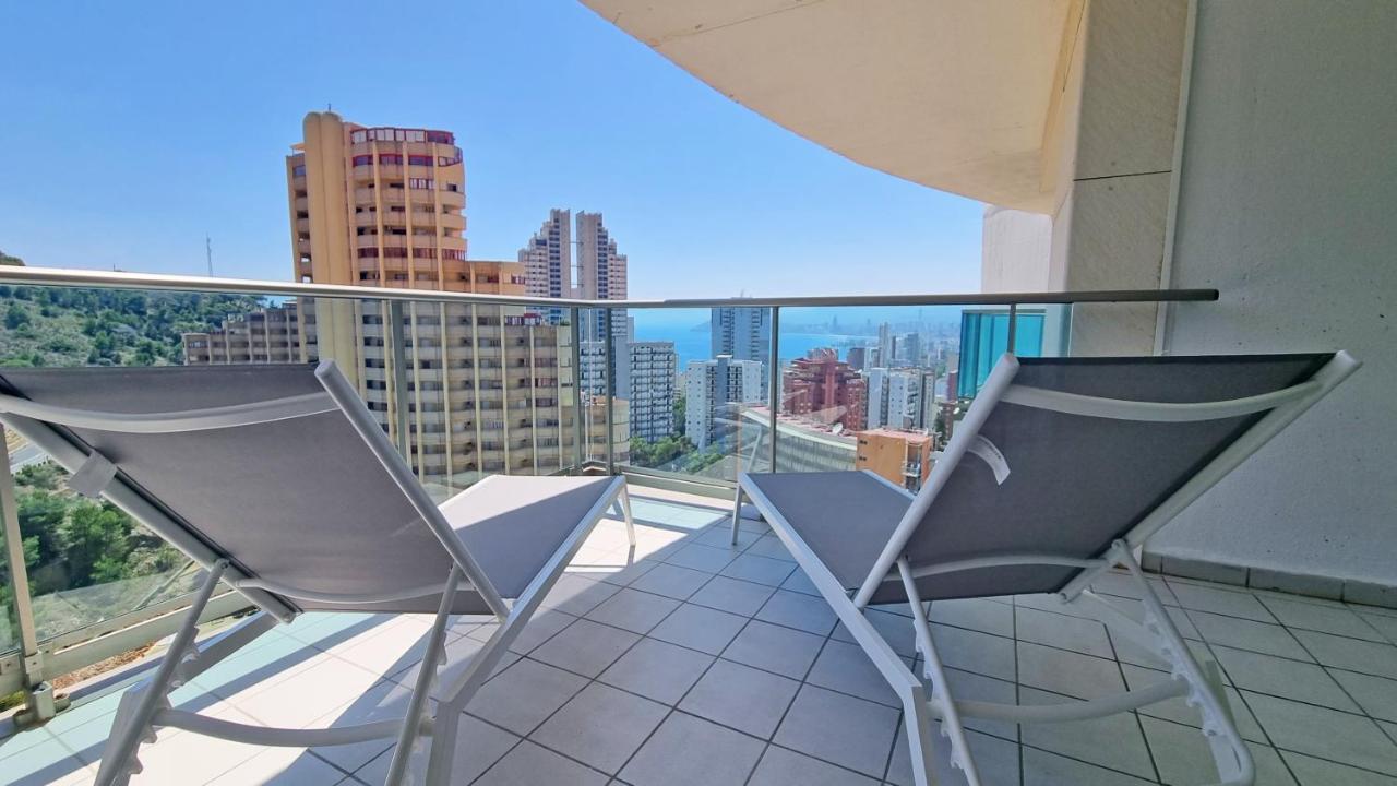 Skyline 9 Apartamento De 2 Dormitorios Soleado Con Terraza Privada Benidorm Eksteriør bilde